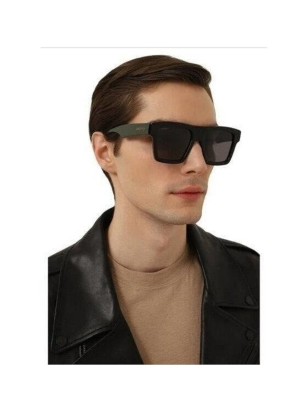 💯BRAND NEW GUCCI GG0962S 009 Black/Green/Grey Unisex Sunglasses